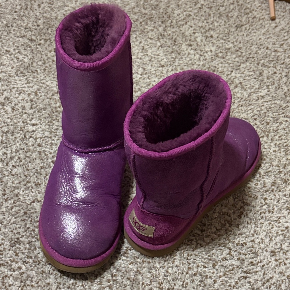 UGG classic short glitter boots